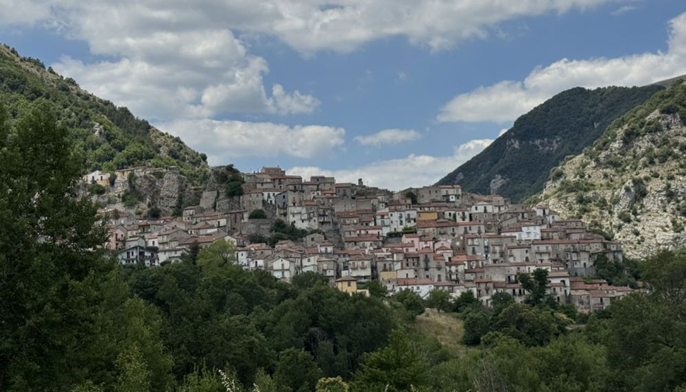 Vista panoramica di Castelsaraceno