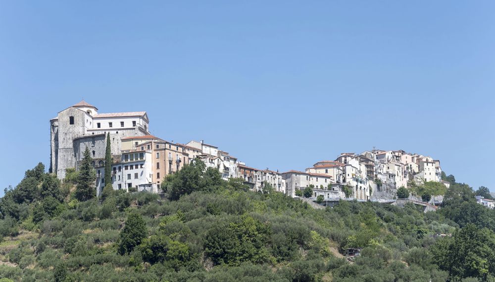 Vista del borgo di Rivello