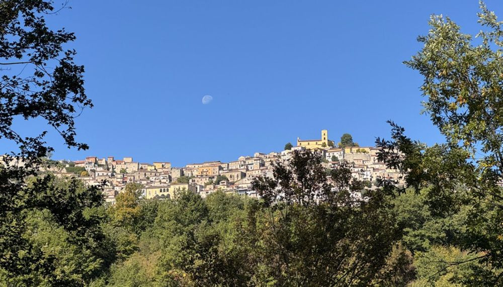 Vista panoramica di Grumento Nova