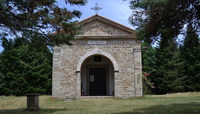 Vista facciata del Santuario della Madonna di Servigliano