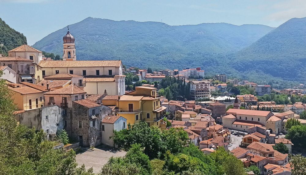 Vista panorma borgo di Lauria